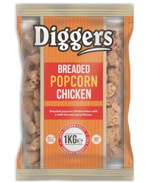 DIGGERS POP CORN CHICKEN 1KG