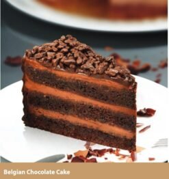 BELGIAN CHOCOLATE CAKE 12 SLICES - 183G