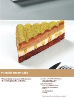 PISTACHIO DREAM CAKE 12 SLICES - 128G